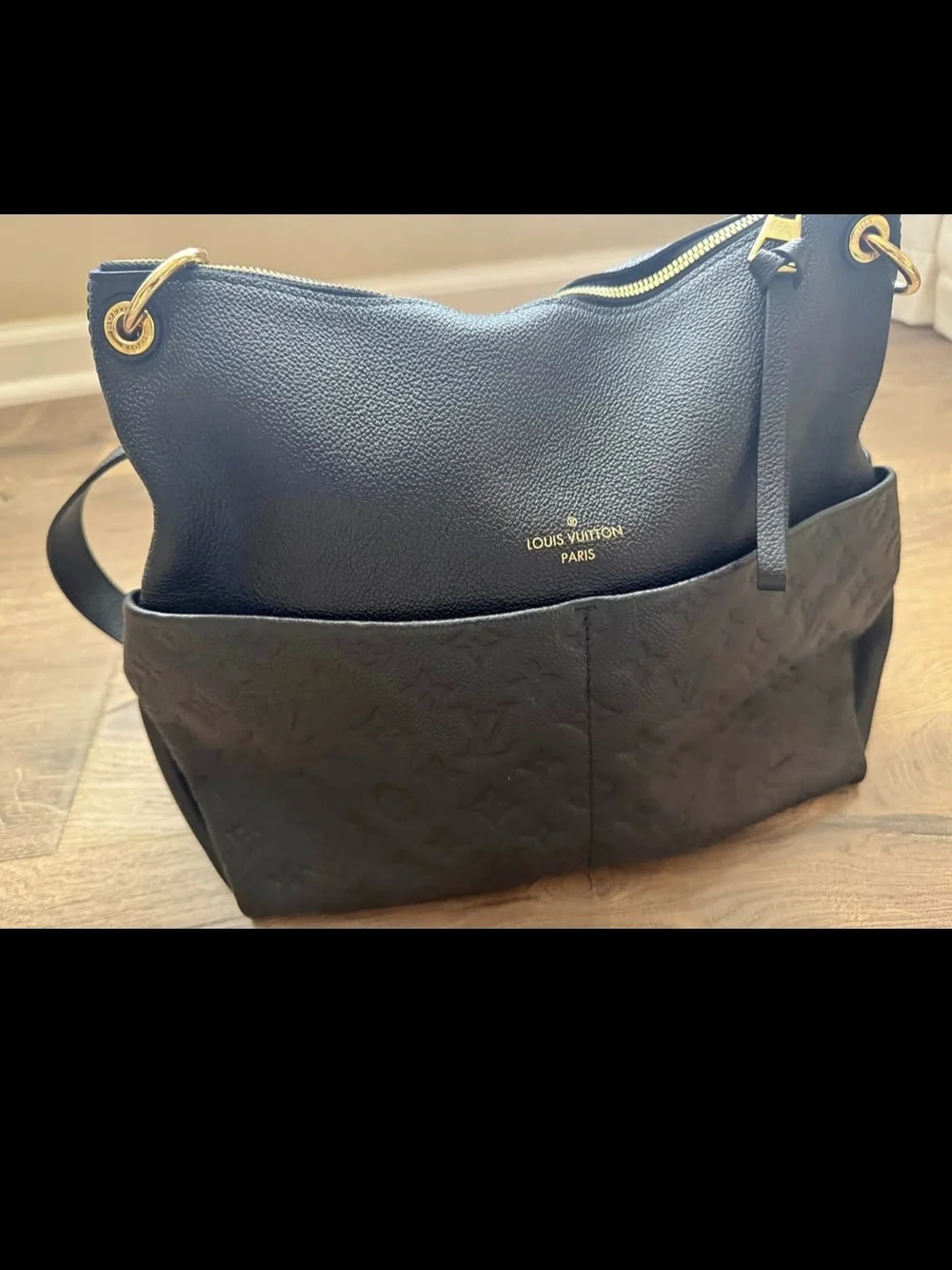 Louis Vuitton Black Shoulder Bag - Elegant Everyday Tote